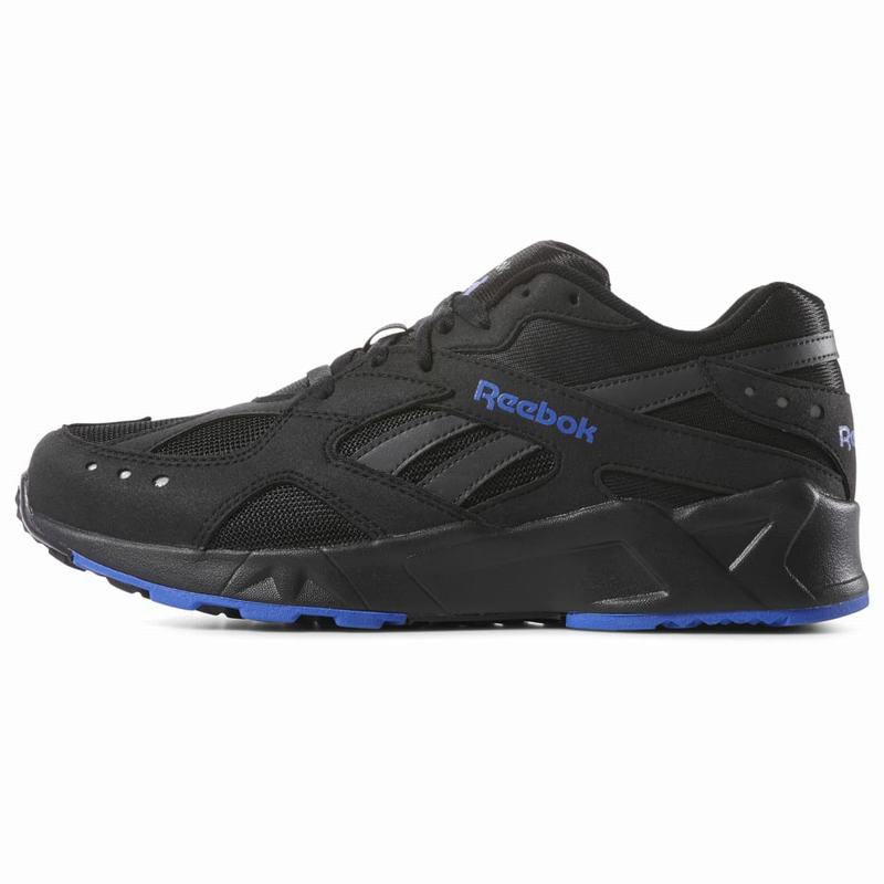 Tenisi Reebok Aztrek Barbati Negrii/Albastri Romania UL4407TY